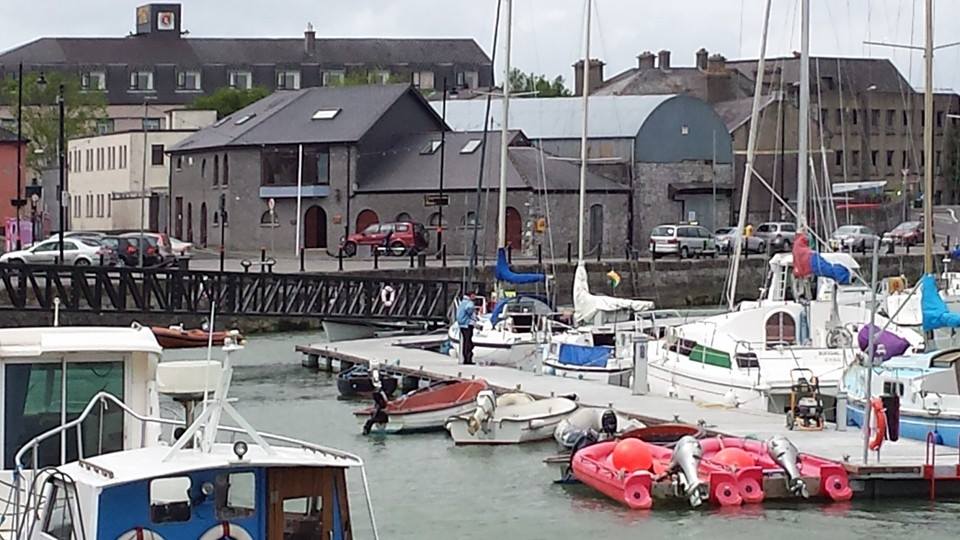 The new pontoon at Davitt's Quay Dungarvan officially opened on May 11th 2014.